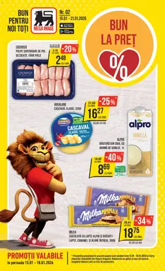 Ofertele Mega Image valabile de la 15.01.2026
