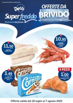 Anteprima del volantino Decò Superfreddo catalogo valido a partire dal 18.07.2025