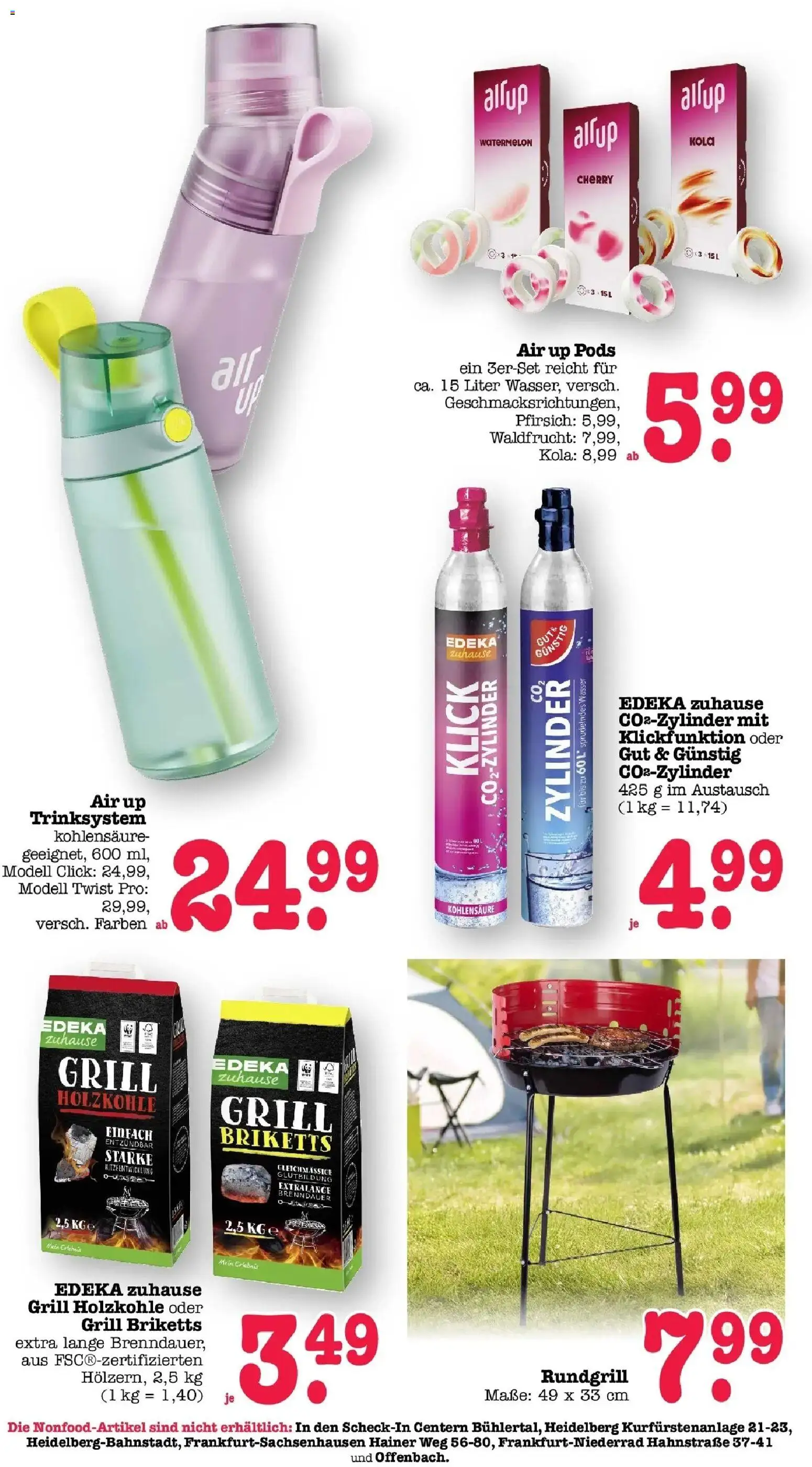 Edeka prospekt Offenbach	 – gültig ab 05.04.2026 | Seite: 63 | Produkte: Grill, Wasser, Pfirsich