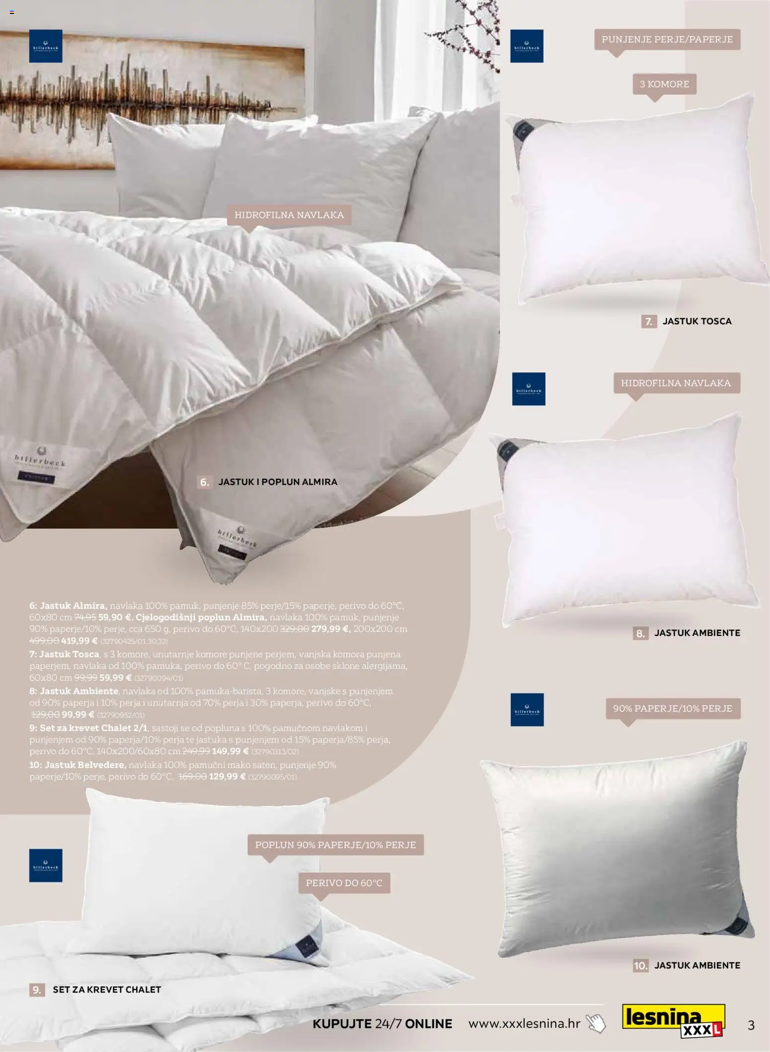 Lesnina katalog | vrijedi od 02.02.2026 | Stranica: 3 | Proizvodi: Krevet, Jastuk, Poplun