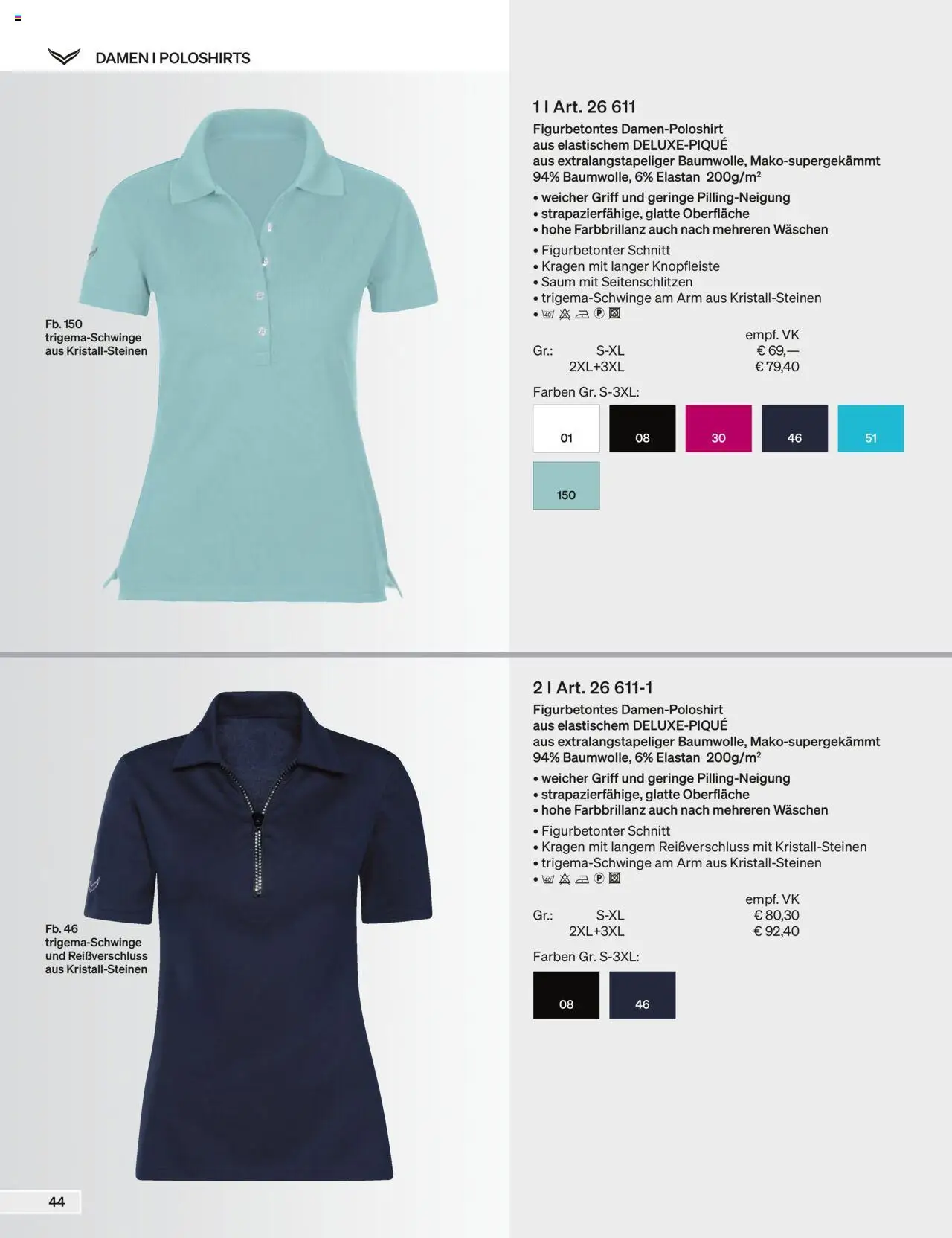 Trigema Prospekt 	 – gültig ab 01.09.2025 | Seite: 44