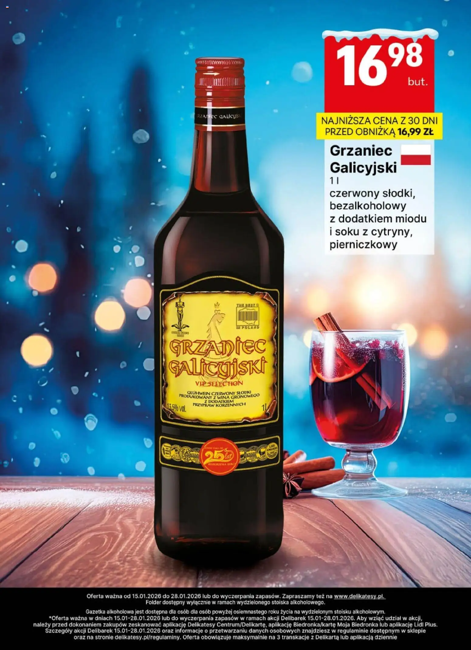 Delikatesy Centrum Gazetka - DeliBarek od 15.01.2026 | Strona: 6 | Produkty: Grzaniec galicyjski, Delikatesy