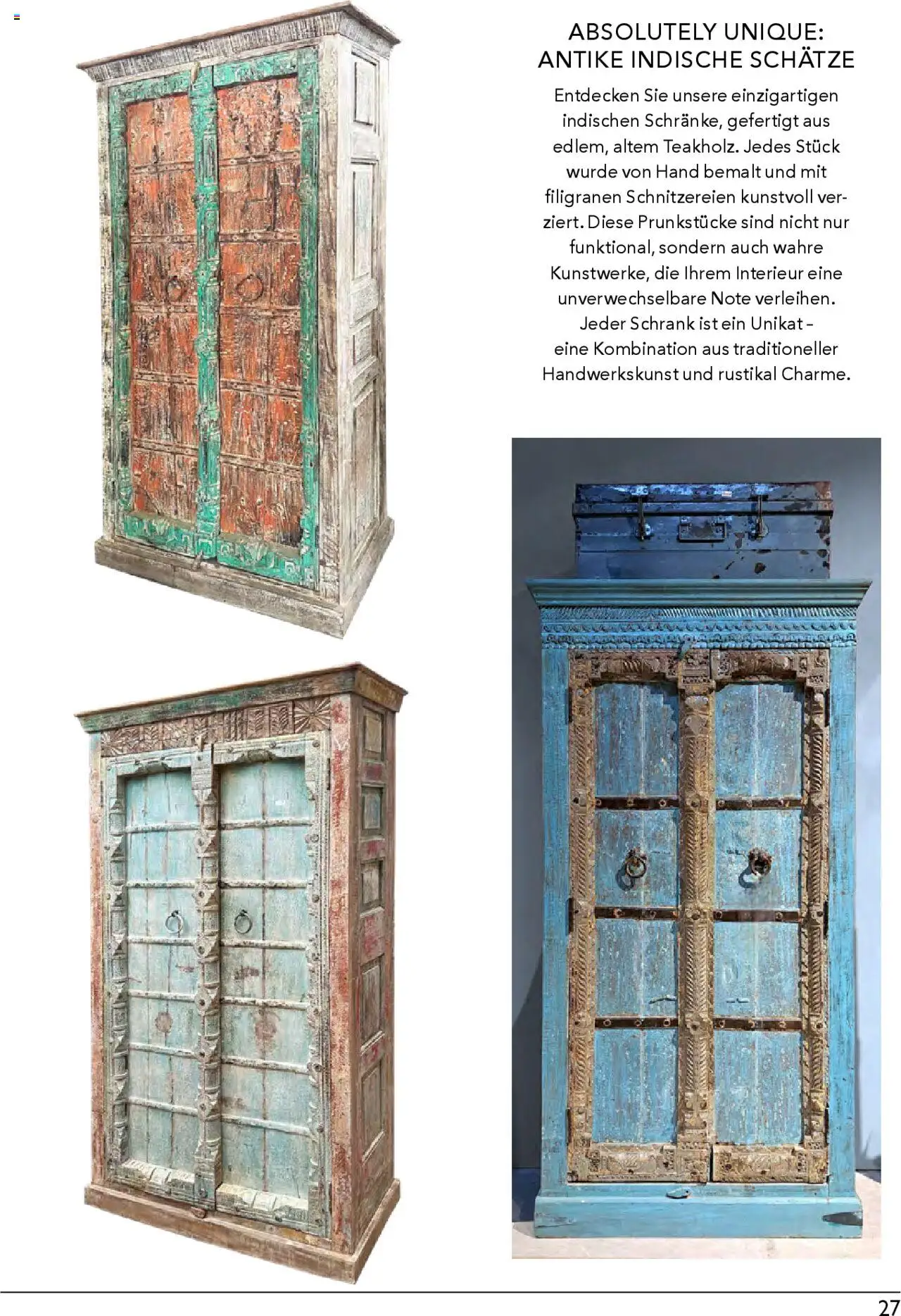 Rahaus  Antique und Vintage – gültig ab 10.07.2024 | Seite: 27 | Produkte: Schrank