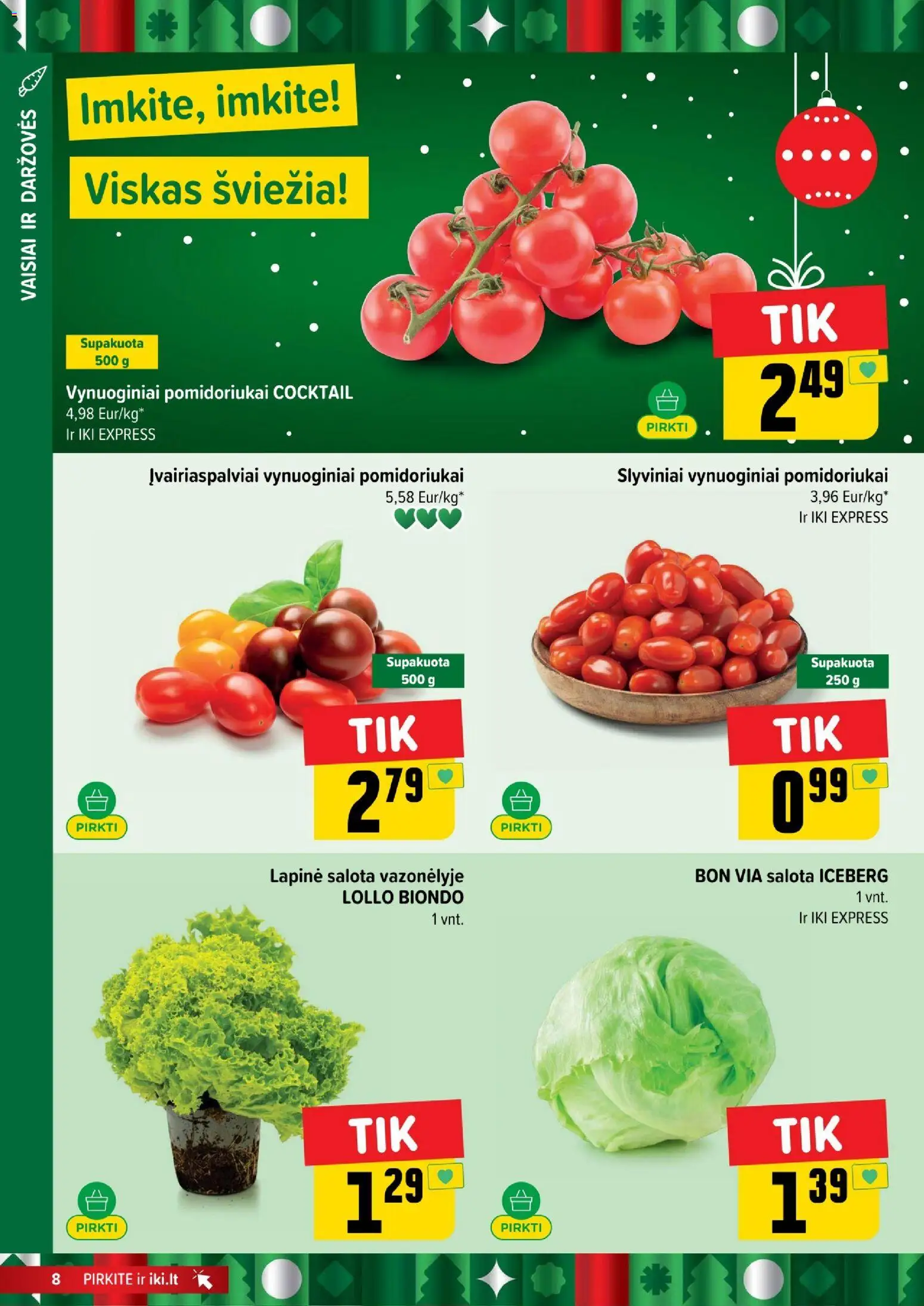 IKI akcijos nuo 29.12.2025 | Puslapis: 8 | Prekių: Salota
