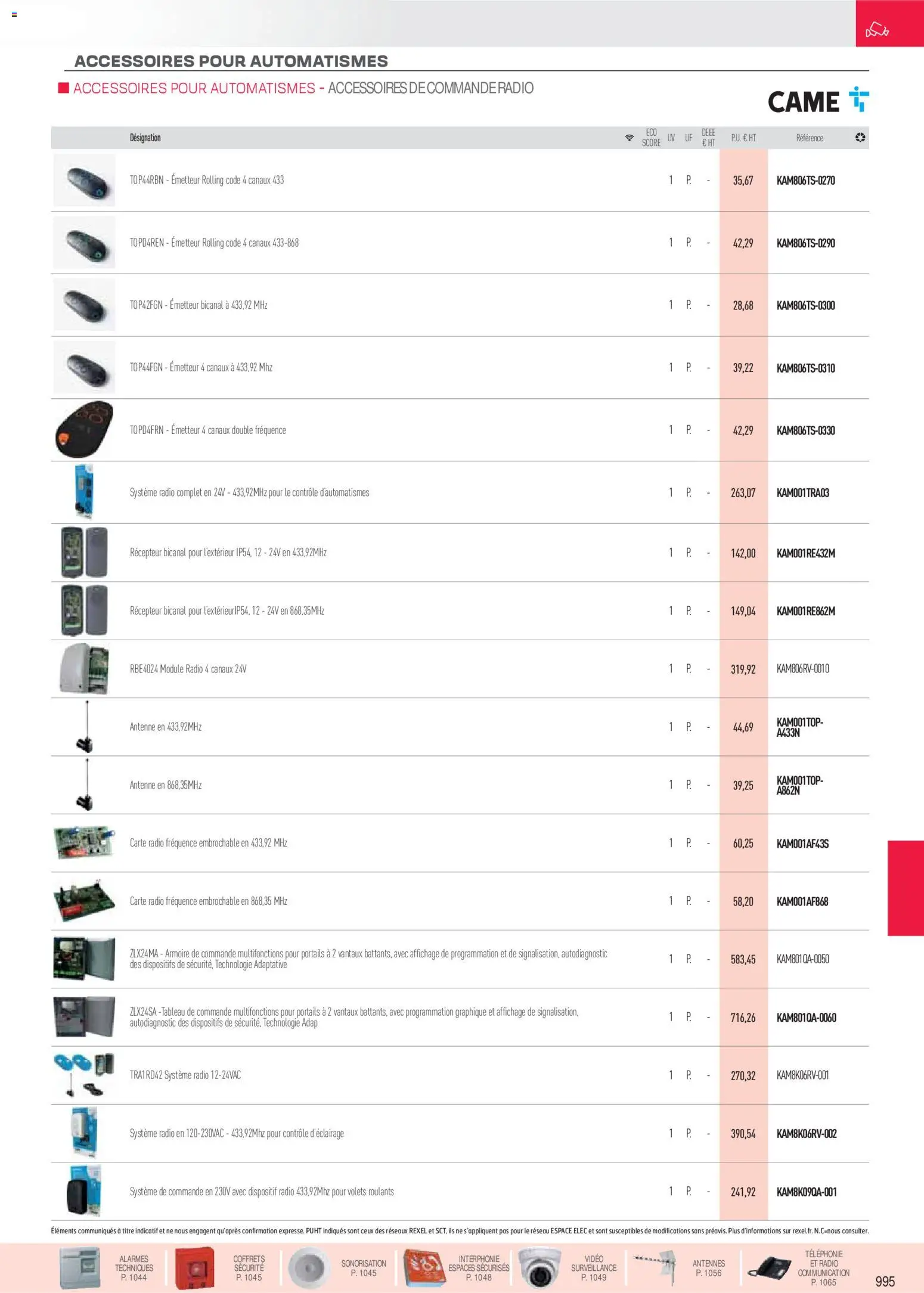 {H1} | Page: 44 | Produits: Vidéo, Radio, Armoire, Antenne