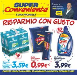 Anteprima del volantino Volantino SuperConveniente	 valido a partire dal 25.11.2025