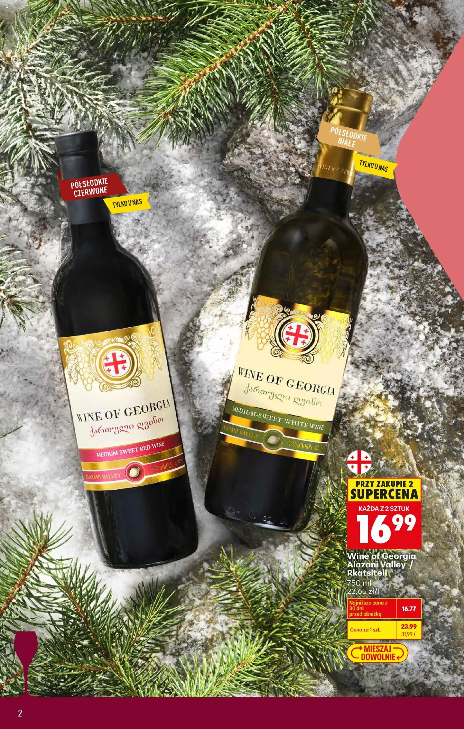 Biedronka gazetka - Czas na toast od 12.01.2026 | Strona: 2 | Produkty: Alazani Valley