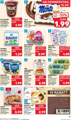 Kaufland DE - DE Folder Köln - Voorbeeld van een folder van Kaufland DE, geldig van 16.04.2026 | Pagina: 31 | Producten: Füstölt libamell