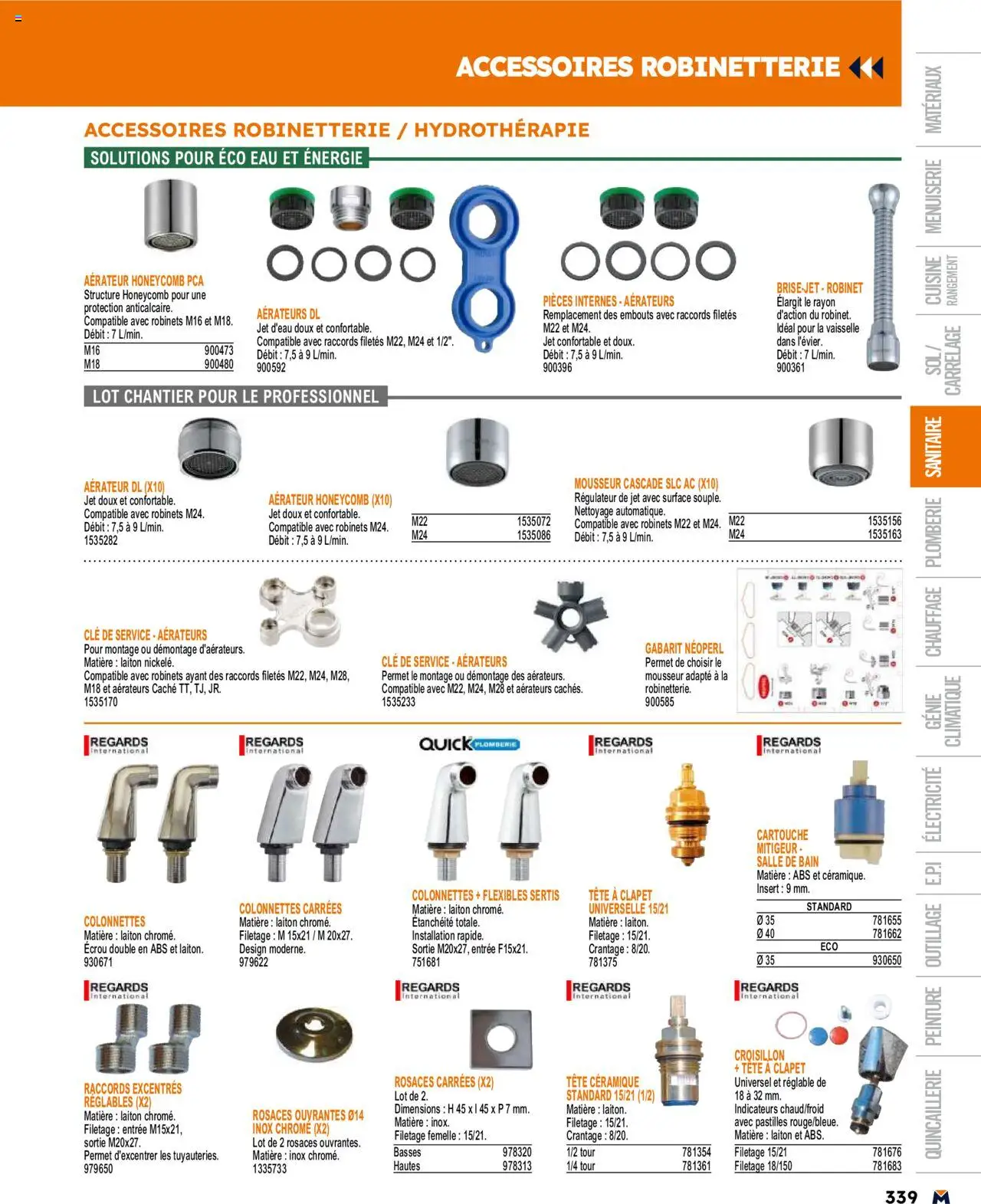  | Page: 339 | Produits: Clé, Robinet, Cartouche