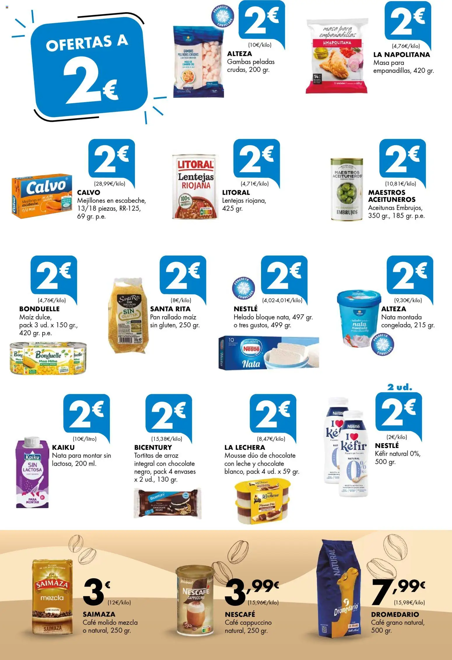 Lupa Supermercados folleto │ válido desde el 19.02.2026 | Página: 4 | Productos: Leche, Pan, Chocolate, Café molido