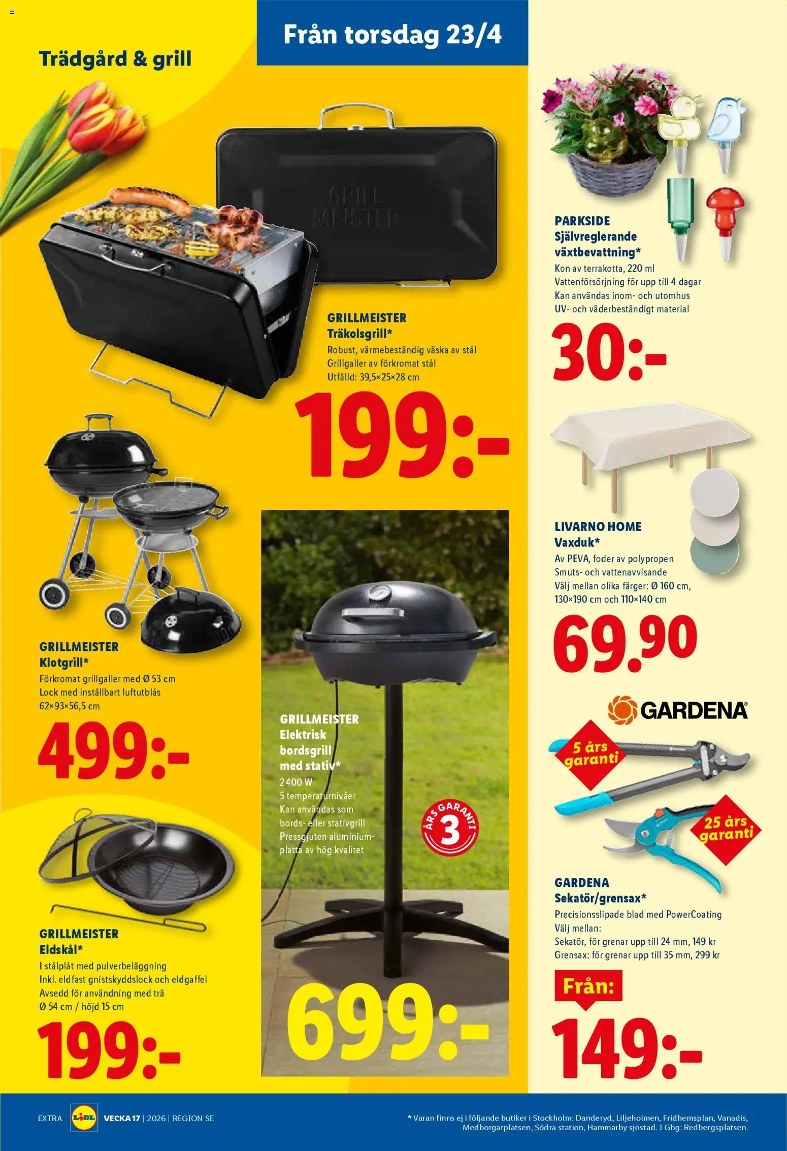 Lidl reklamblad aktuell från 20.04.2026 | Sida: 25 | Produkter: Grill, Grensax, Väska
