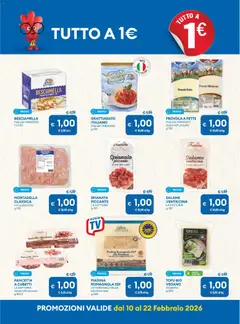 Anteprima del volantino Volantino MD Discount	 valido a partire dal 10.02.2026 | Pagina: 2 | Prodotti: Salame, Pancetta, Piadina, Provola