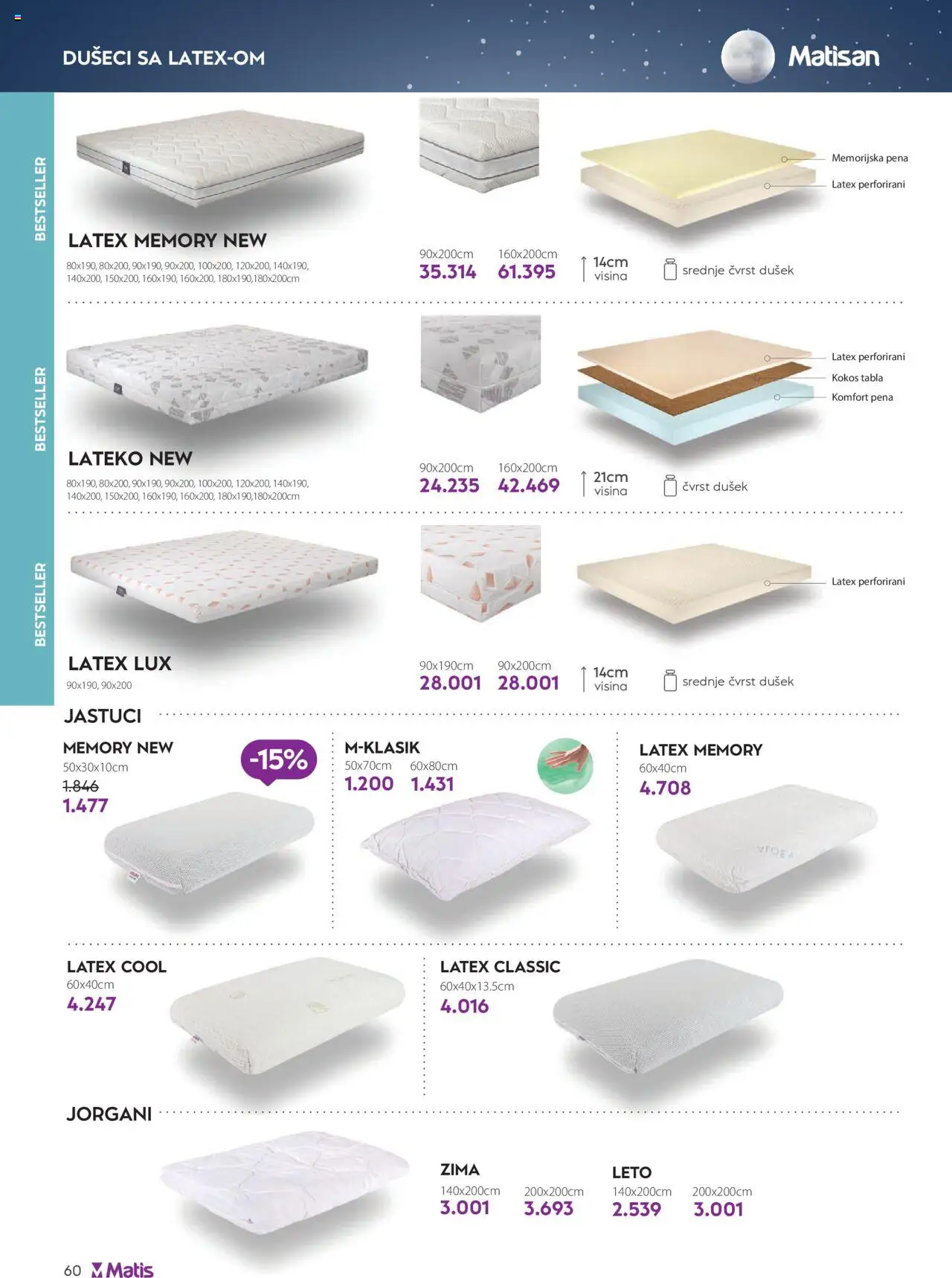 Matis katalog - važi od 01.08.2025 | Strana: 60 | Proizvode: Dušek