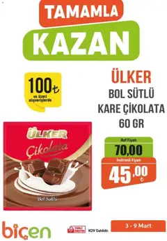 03.03.2026 tarihinden itibaren geçerli olan Biçen Market kataloğu önizlemesi