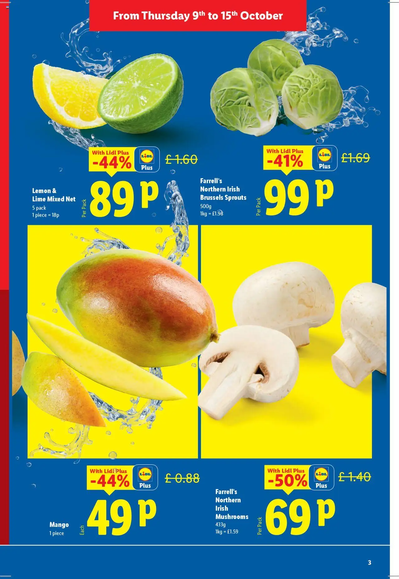 {H1} | Page: 3 | Products: Mango, Mushrooms, Lemon