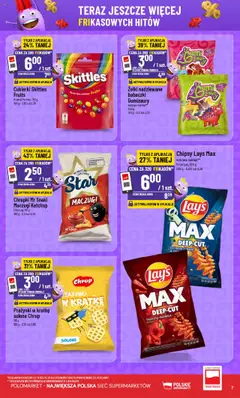 POLOmarket Gazetka - Frikasowe hity od 02.07.2025 | Strona: 7 | Produkty: Chipsy, Chrupki, Żelki, Cukierki