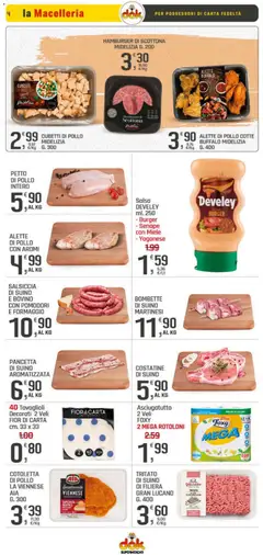 Anteprima del volantino DOK volantino valido a partire dal 05.03.2026 | Pagina: 4 | Prodotti: Pancetta, Salsiccia, Miele, Senape