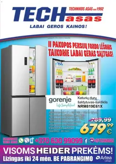 TECHasas leidinys galioja nuo 09.04.2026