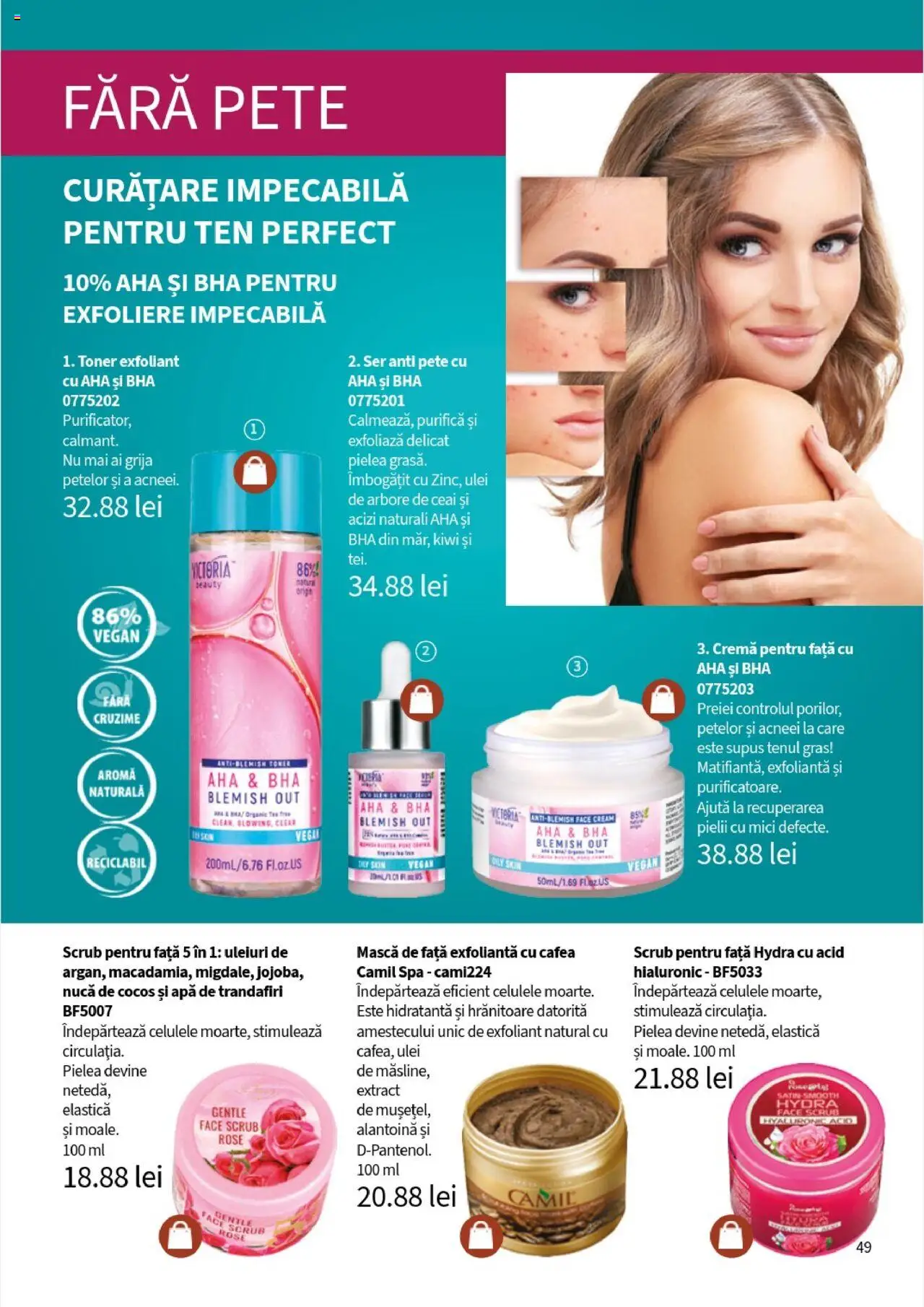Noul catalog Lady’s – valabil de la 25.09.2025 | Pagină: 51 | Produse: Cremă, Ulei, Ceai, Cremă pentru față
