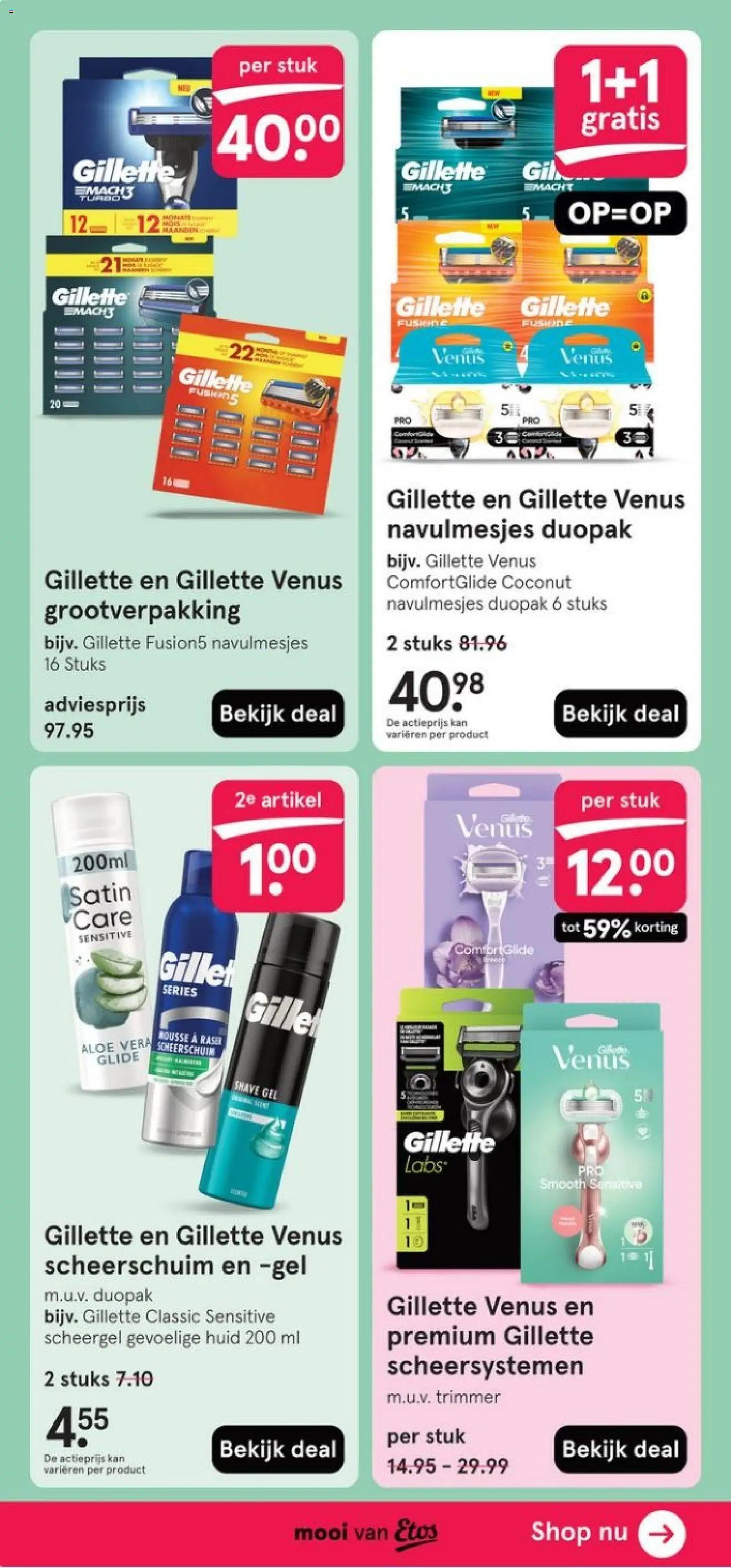 {H1} | Pagina: 32 | Producten: Trimmer, Kan, Gel, Scheerschuim