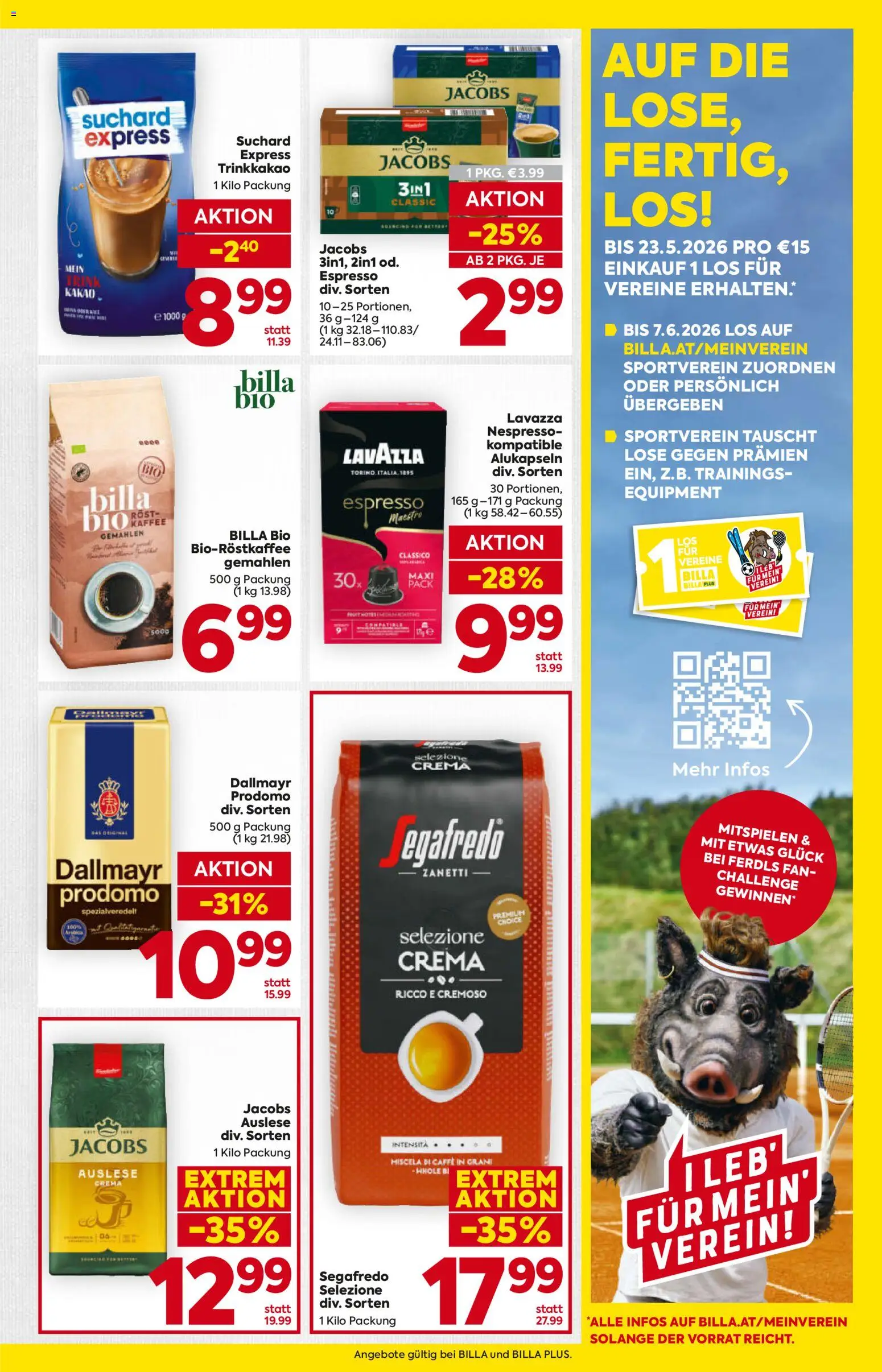 Billa Flugblatt - Salzburg gültig ab 16.04.2026 | Seite: 11 | Produkte: Kaffee