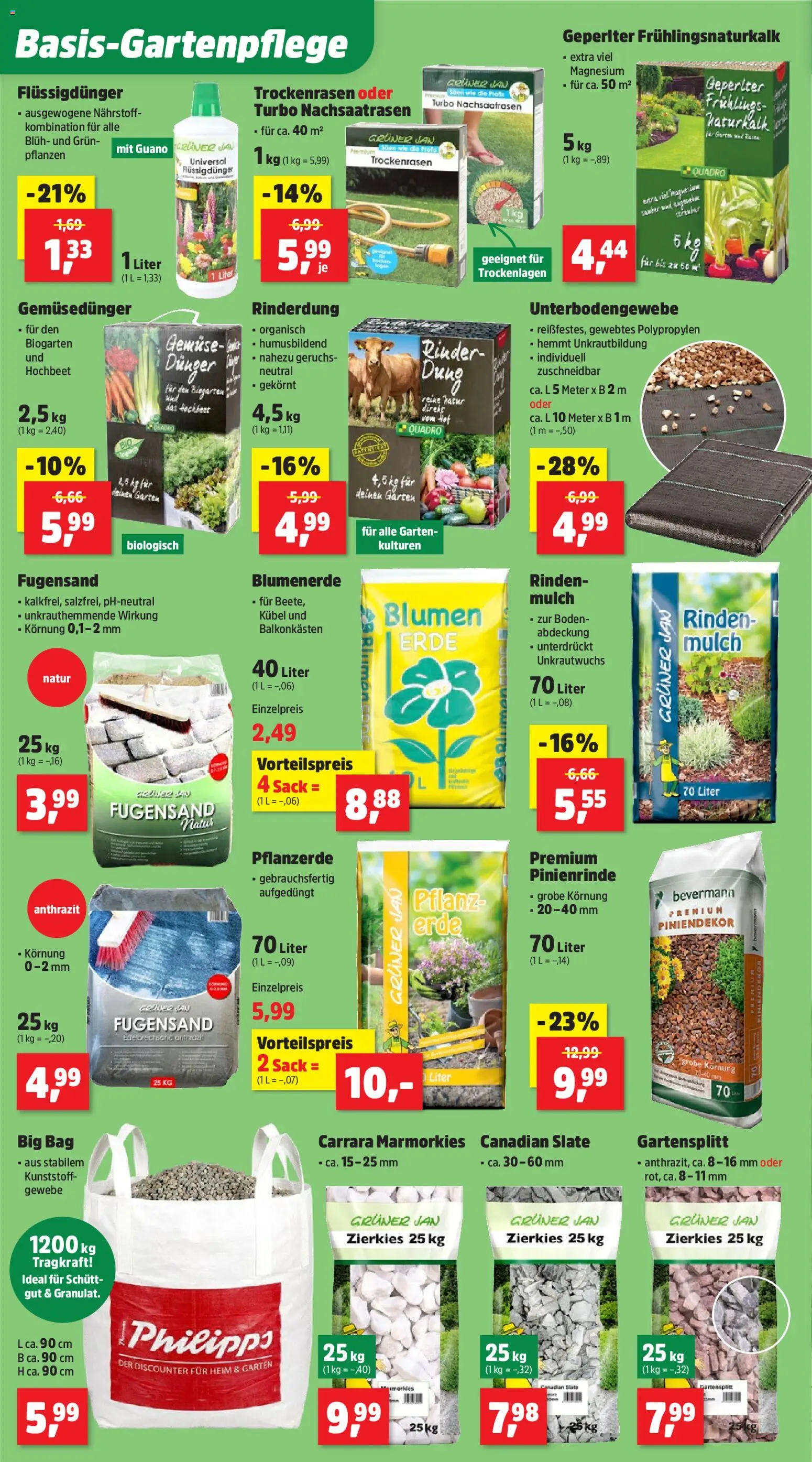 Thomas Philipps Prospekt – gültig ab 23.03.2026 | Seite: 8 | Produkte: Hochbeet, Pflanzerde, Blumen, Blumenerde