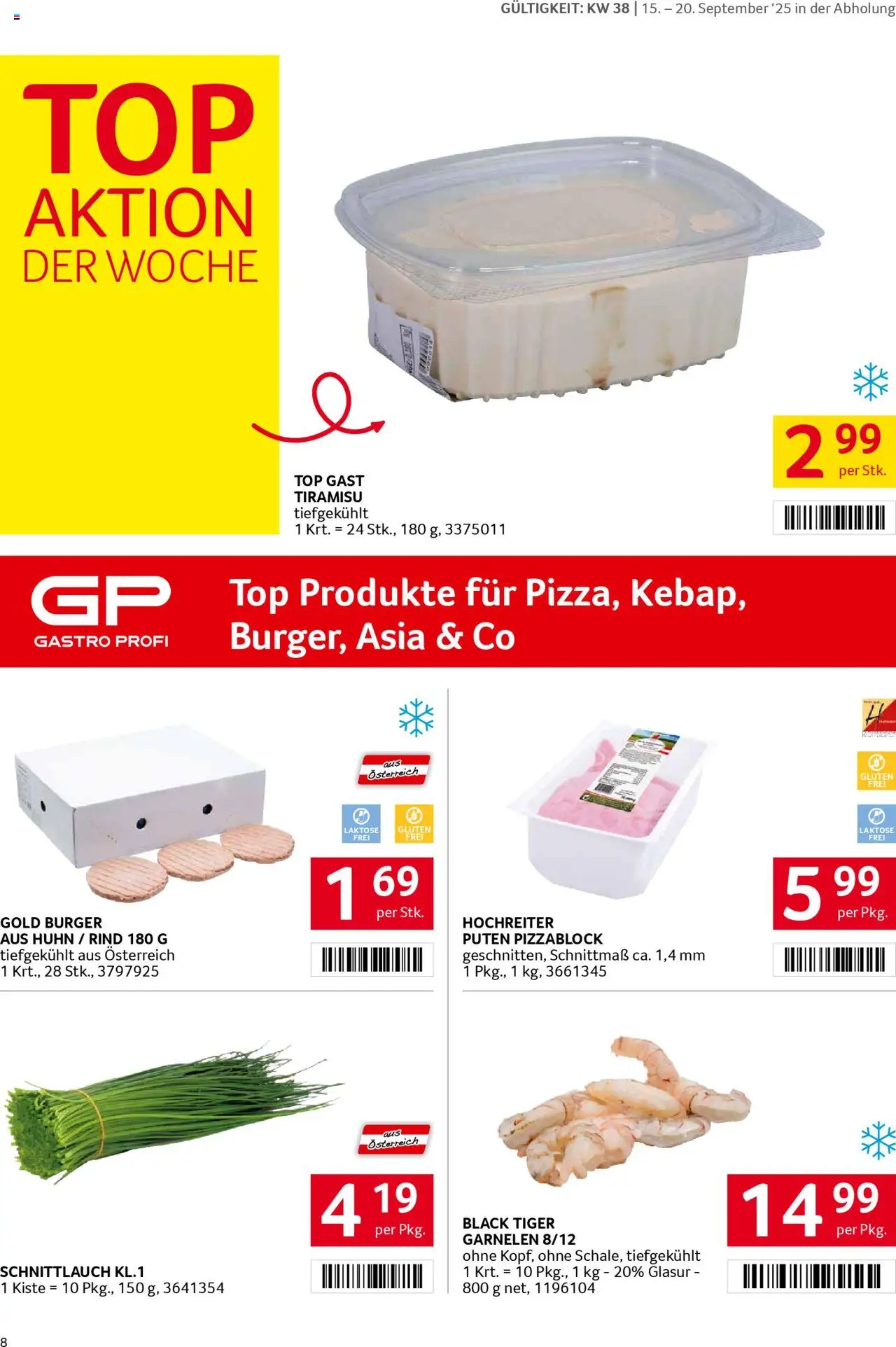 Transgourmet Flugblatt gültig ab 14.09.2025 | Seite: 8