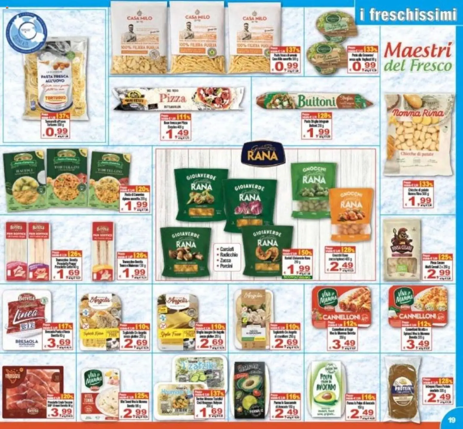 Volantino CTS del 06.12.2025 | Pagina: 19 | Prodotti: Pizza, Bresaola, Avocado, Pasta