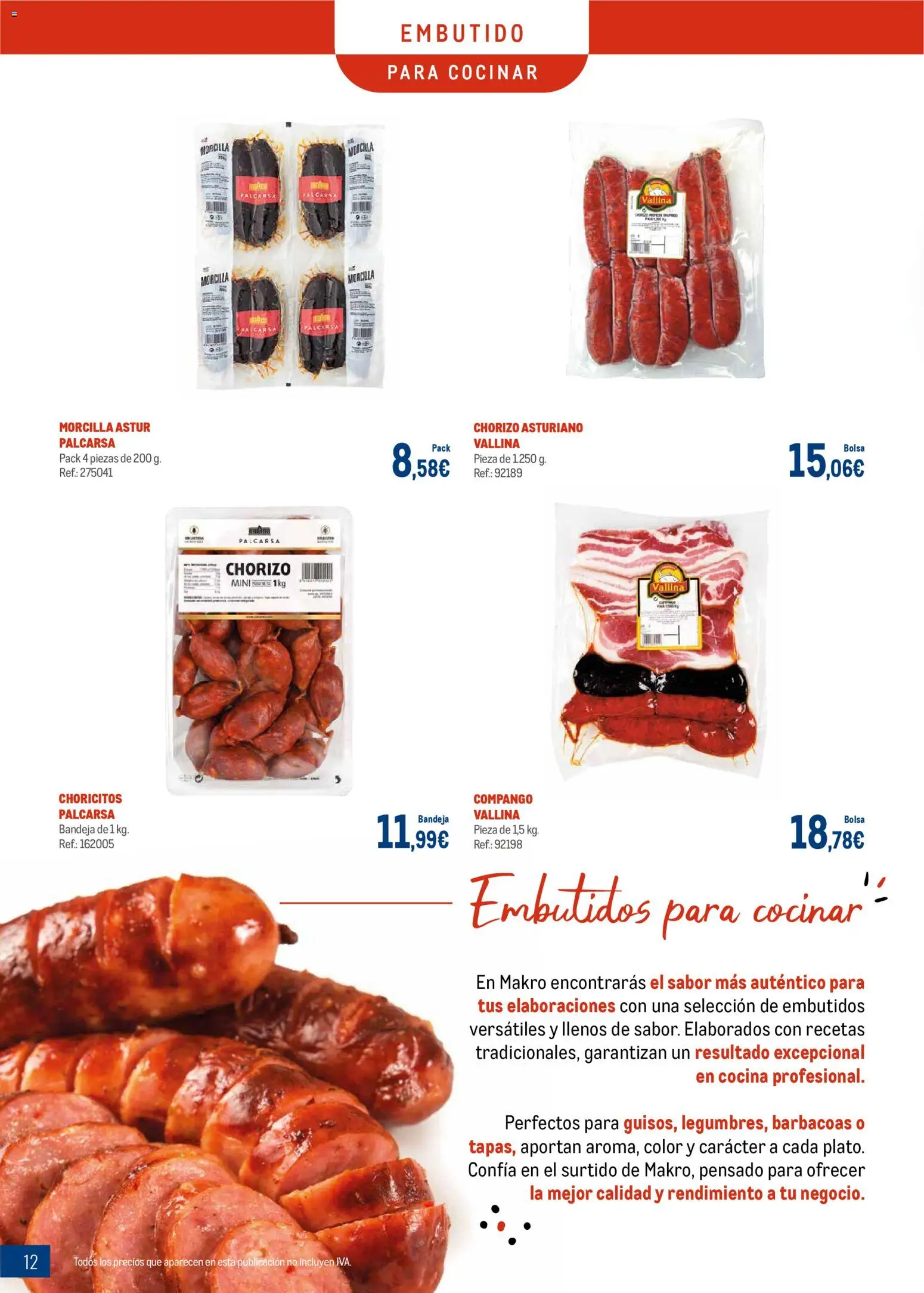 Makro - Charcuteria Cataluña │ válido desde el 01.12.2025 | Página: 12 | Productos: Νυχτικό, Cocina, Bandeja