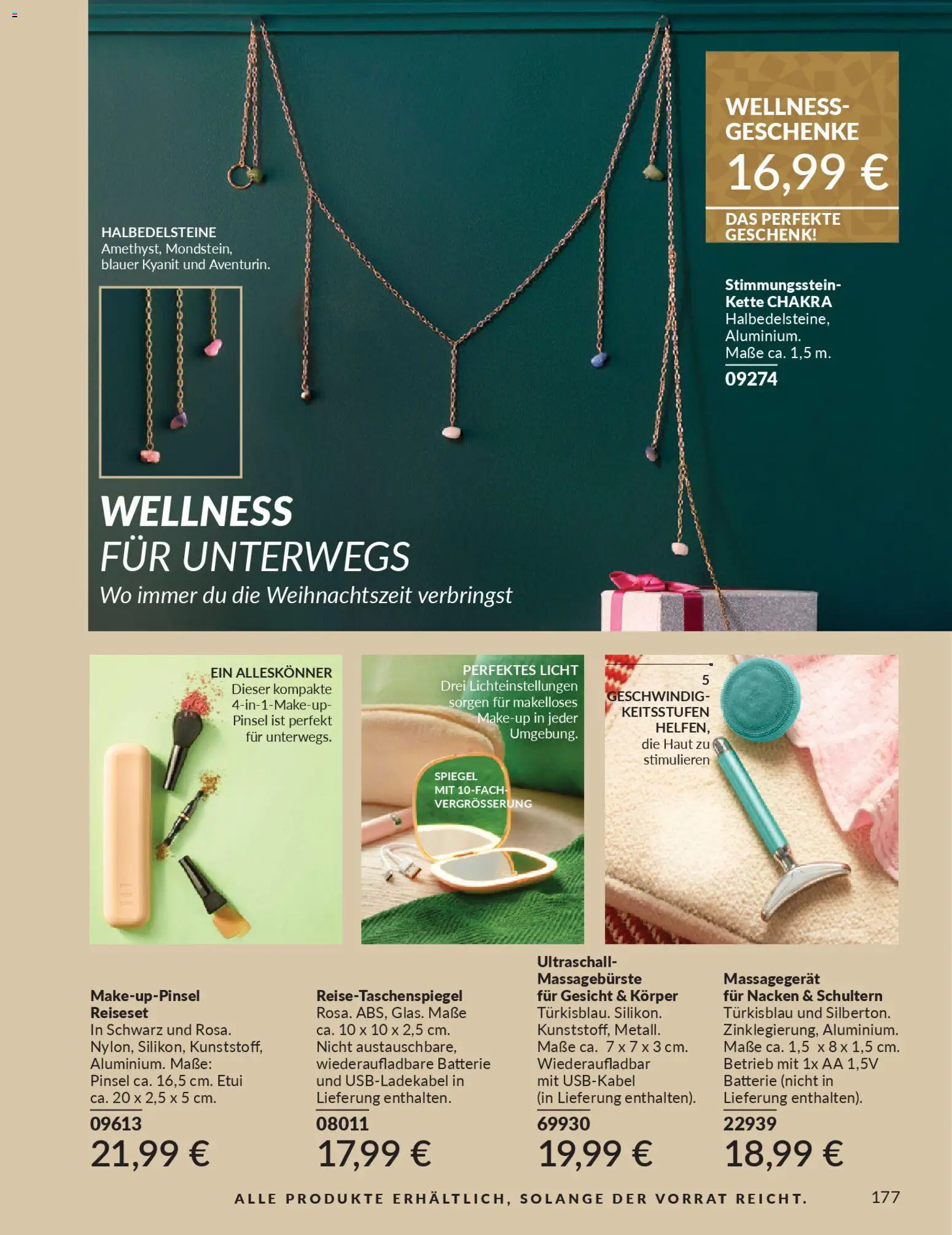 Avon - Black Friday – gültig ab 01.11.2025 | Seite: 179 | Produkte: Batterie, Spiegel, Pinsel, Massagegerät