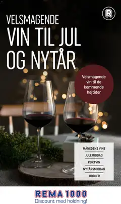 Rema 1000 - Velsmagende vin til jul og nytår gyldig fra 08.12.2025