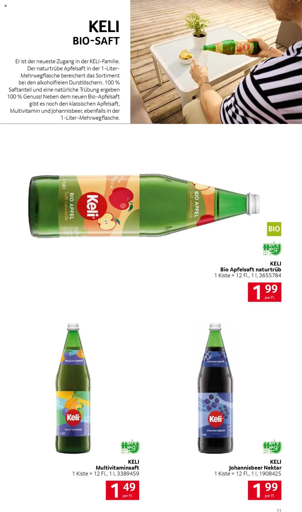 Transgourmet Trinkwerk Herbst gültig ab 01.09.2025 | Seite: 11 | Produkte: Planche de surf, Saft, Äpfel, Papier blanc