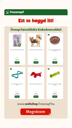 Fressnapf Akciós újság - amely érvényes a következő dátumtól: 04.12.2025 | Oldal: 20