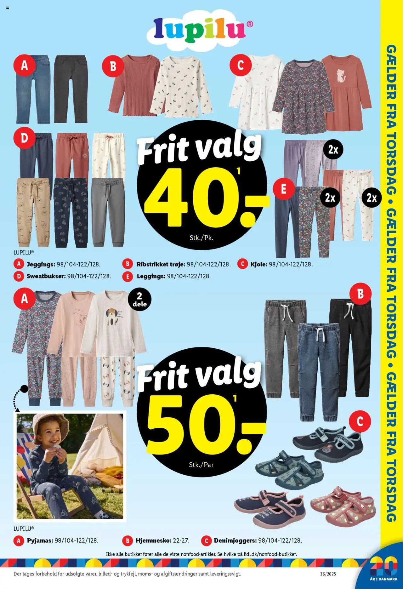 Lidl Tilbudsavis gyldig fra 31.08.2025 | Side: 31 | Produkter: Pyjamas, Leggings, Kjole, Sweatbukser