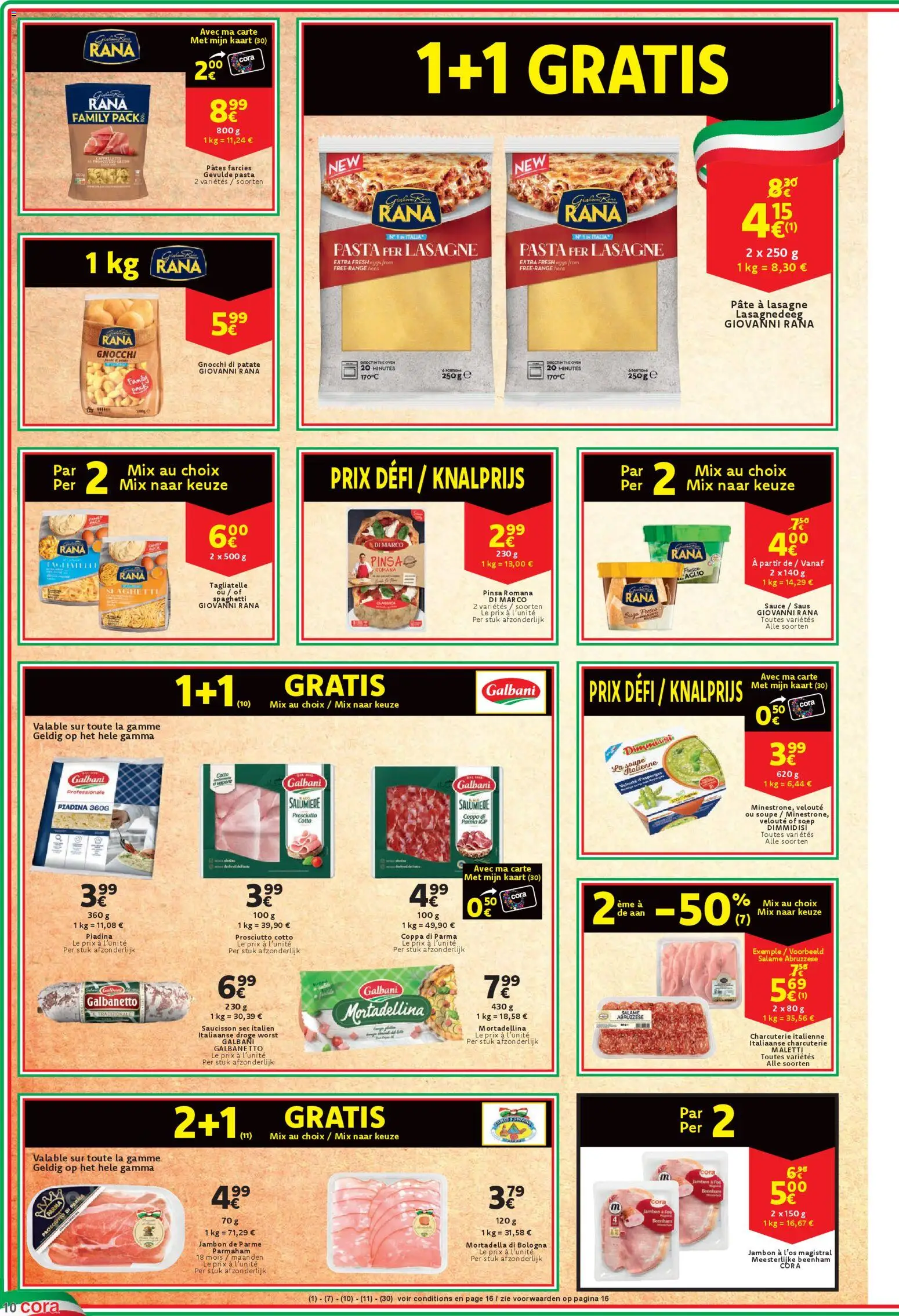 {H1} | Pagina: 10 | Producten: Saus, La, Olasz felvágott, Kaart