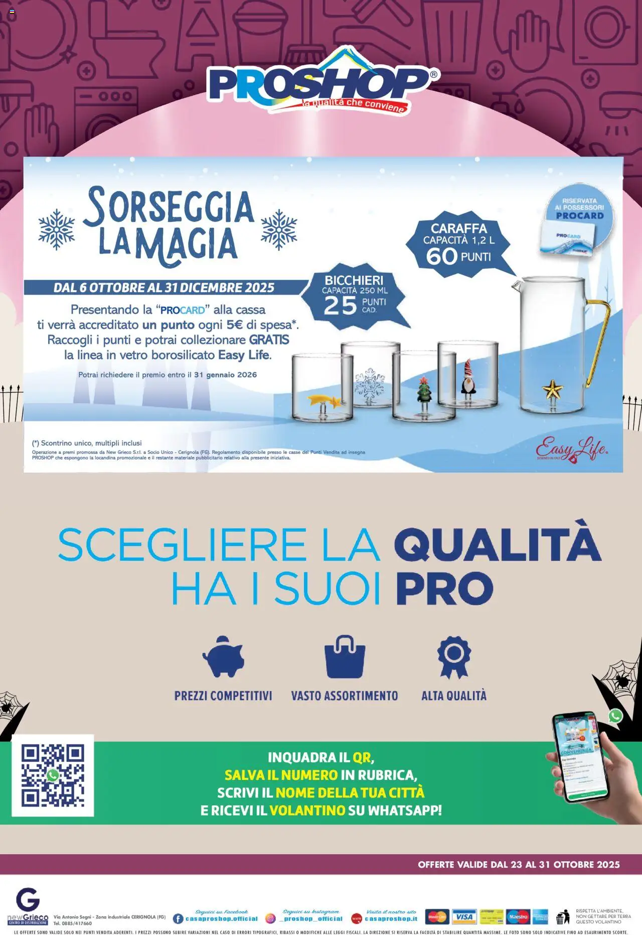 Volantino Proshop del 23.10.2025 | Pagina: 8 | Prodotti: Caraffa, Terra