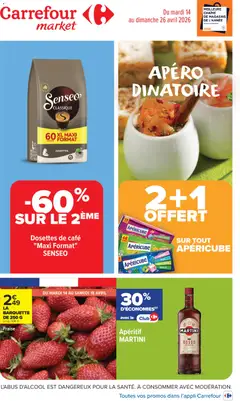 Carrefour Market - Prévisualisation de Carrefour Market Apéro dinatoire valide à partir de 14.04.2026