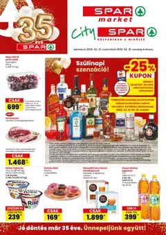 Spar Market Akciós újság - amely érvényes a következő dátumtól: 12.02.2026