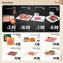 Anteprima del volantino Famila volantino valido a partire dal 16.03.2026 | Pagina: 3 | Prodotti: Pollo, Suino, Salsiccia, Hamburger