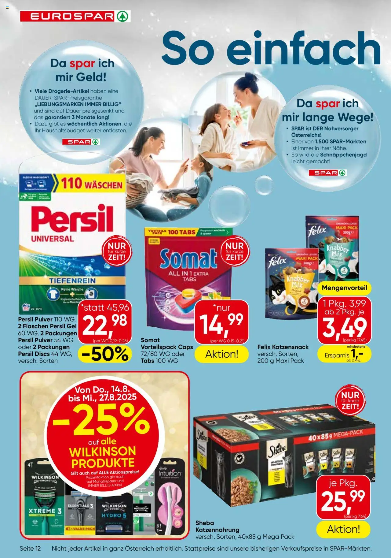 Eurospar Flugblatt gültig ab 14.08.2025 | Seite: 12