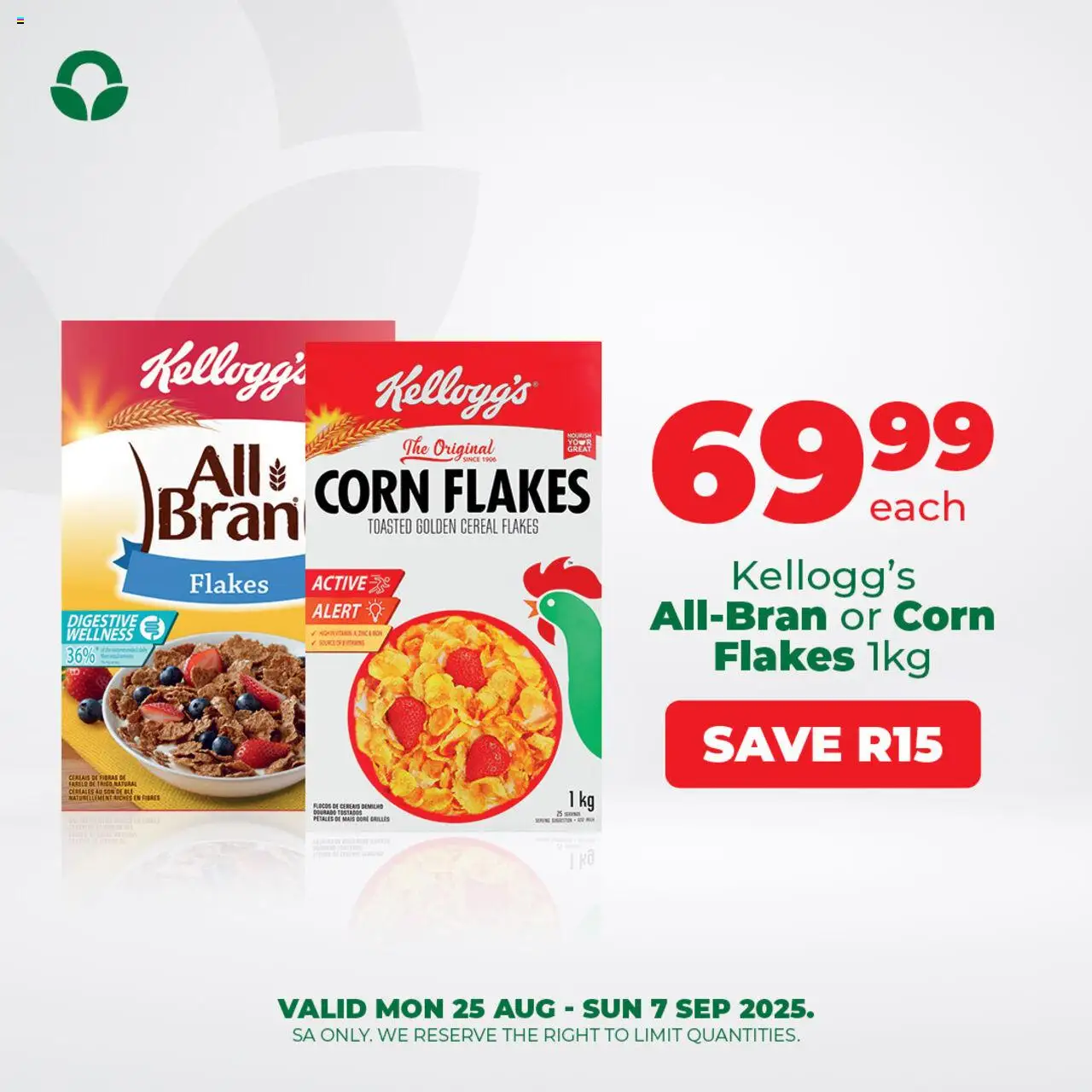 Food Lover's Market Specials │ valid from 25.08.2025 | Page: 10 | Products: Corn, Iron, Flakes