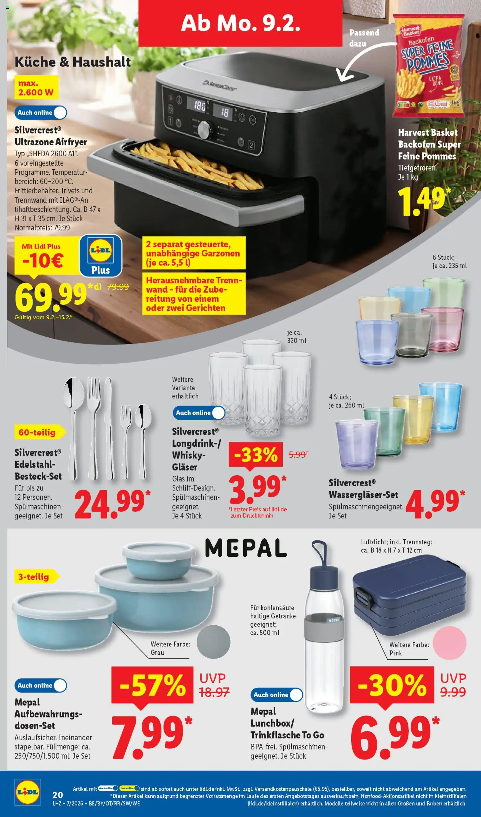 Lidl Prospekt Solingen – gültig ab 09.02.2026 | Seite: 36 | Produkte: Whisky, Pommes, Küche, Backofen