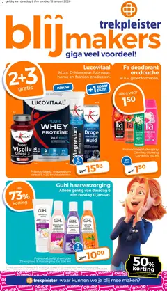 Trekpleister - Folder - Voorbeeld van een folder van Trekpleister, geldig van 05.01.2026