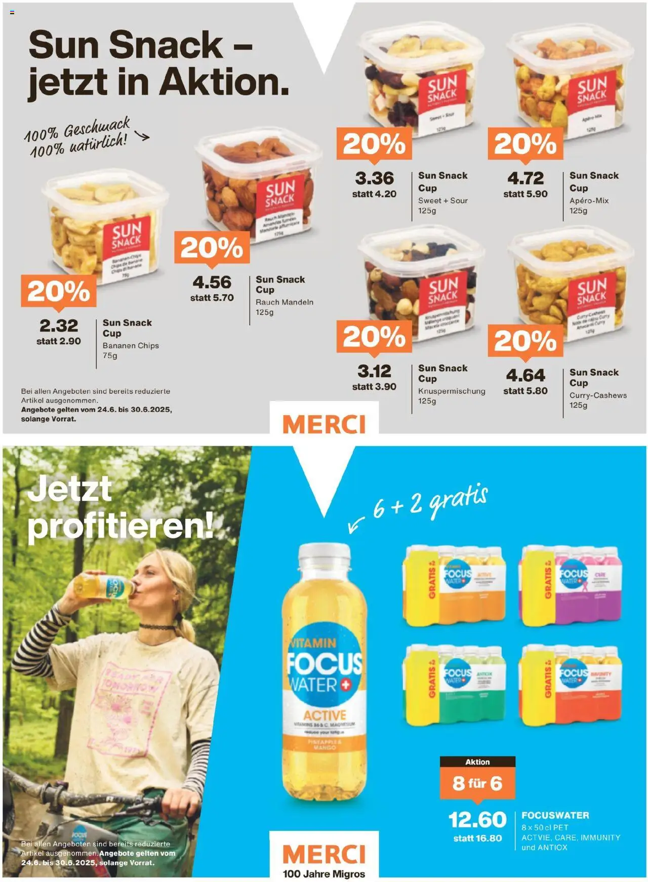 Migros Magazin ab 23.06.2025 | Seite: 26 | Produkte: Bananen, Chips, Mango