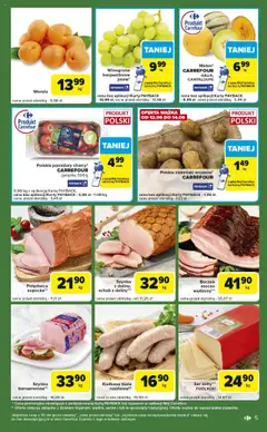 Carrefour Gazetka - Express II od 10.06.2025 | Strona: 5 | Produkty: Kiełbasa, Winogrona bezpestkowe, Ser, Ziemniaki