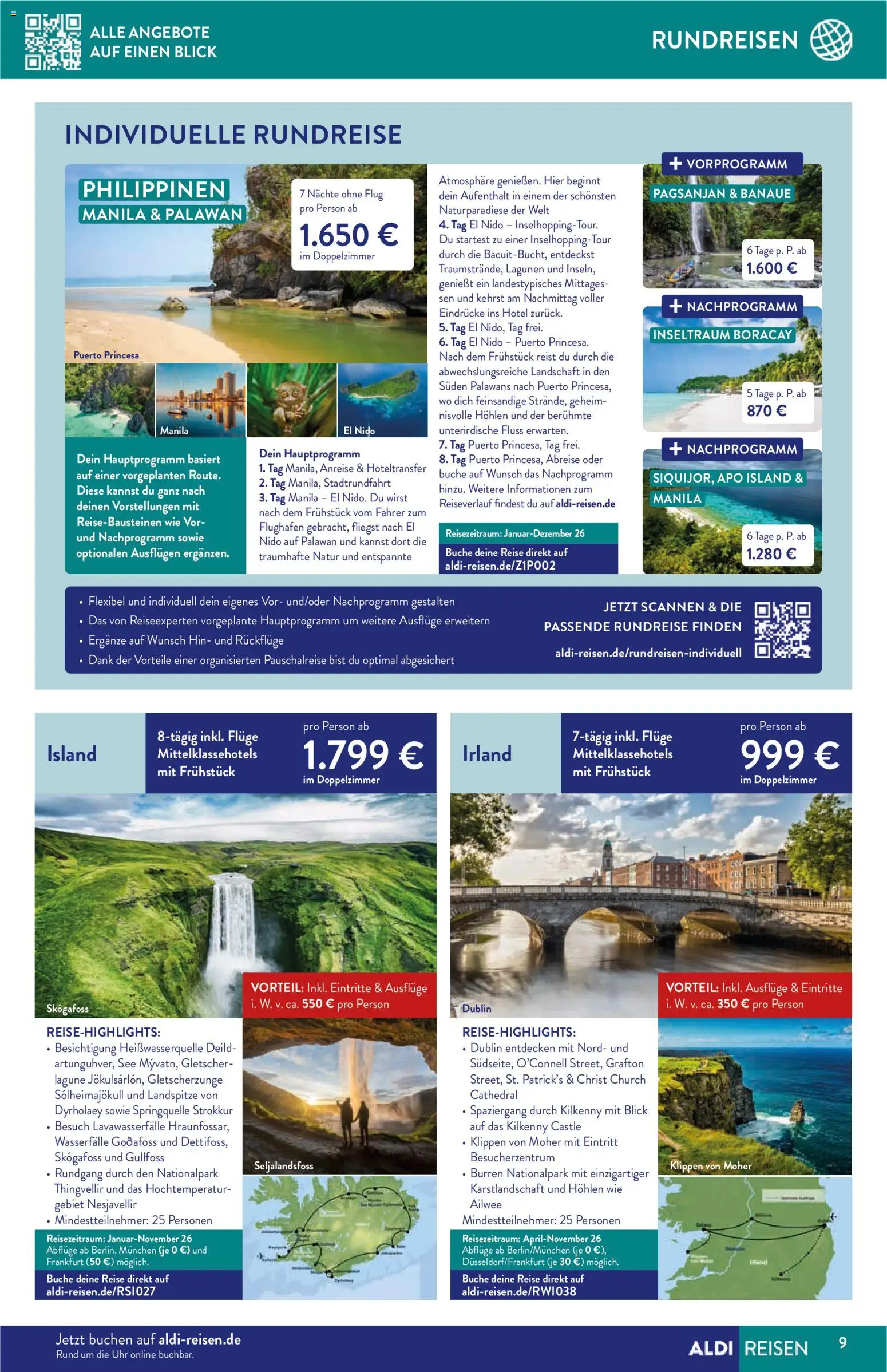 Aldi Reisen – gültig ab 01.11.2025 | Seite: 9