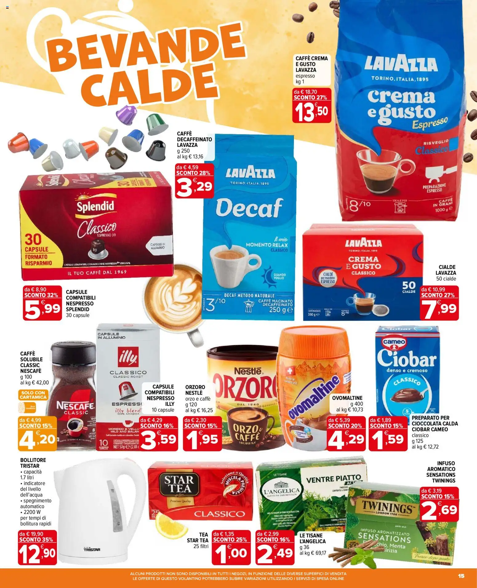 Volantino Iperal del 18.02.2026 | Pagina: 15 | Prodotti: Crema, Caffè in grani, Alluminio, Lavazza