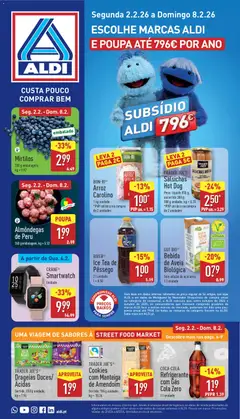 Pré-visualização Aldi folheto válido de 02.02.2026