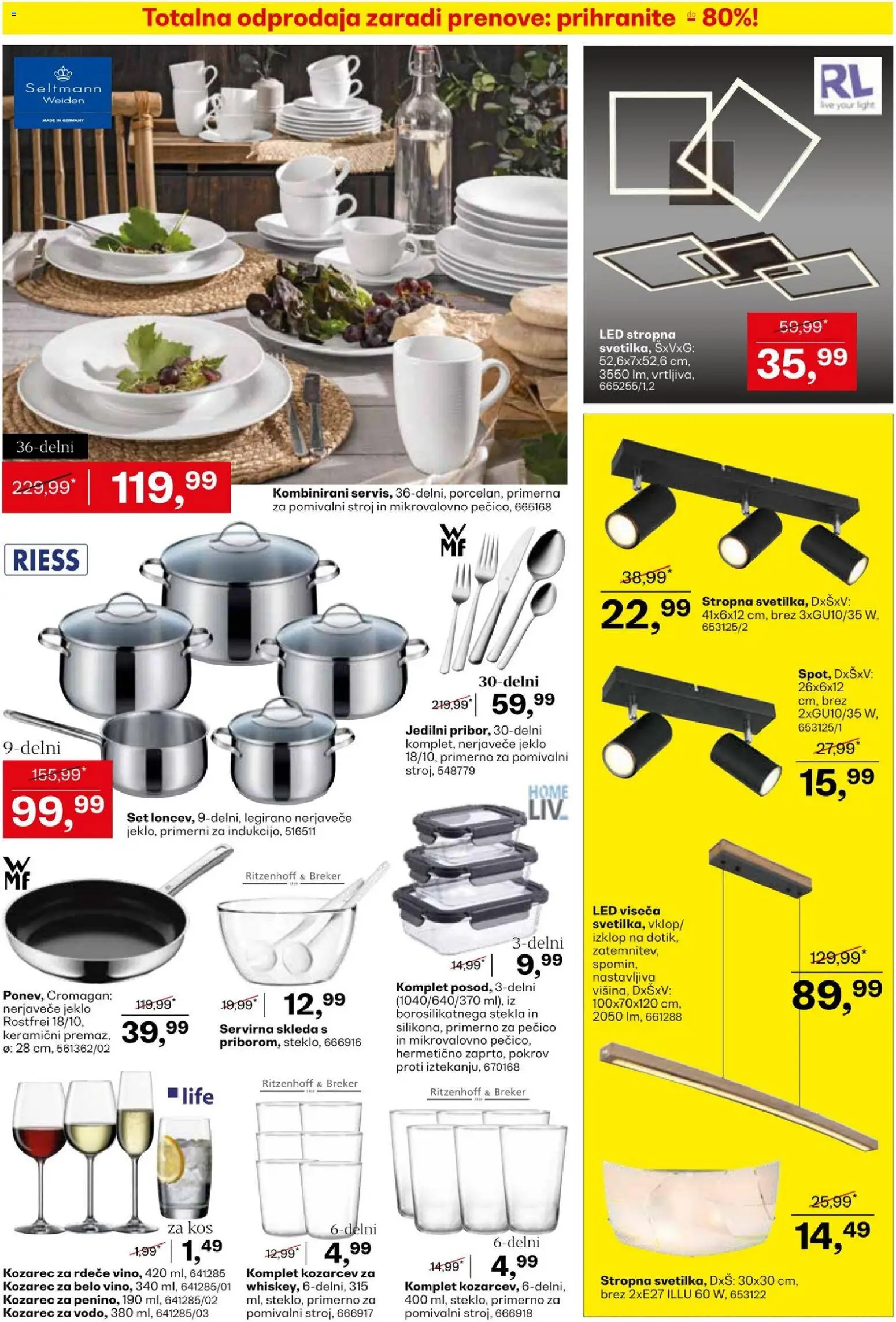 Novi Rutar katalog ponudbe – veljaven od 18.03.2026 | Stran: 7 | Izdelki: Kozarec, Pomivalni stroj, Kos