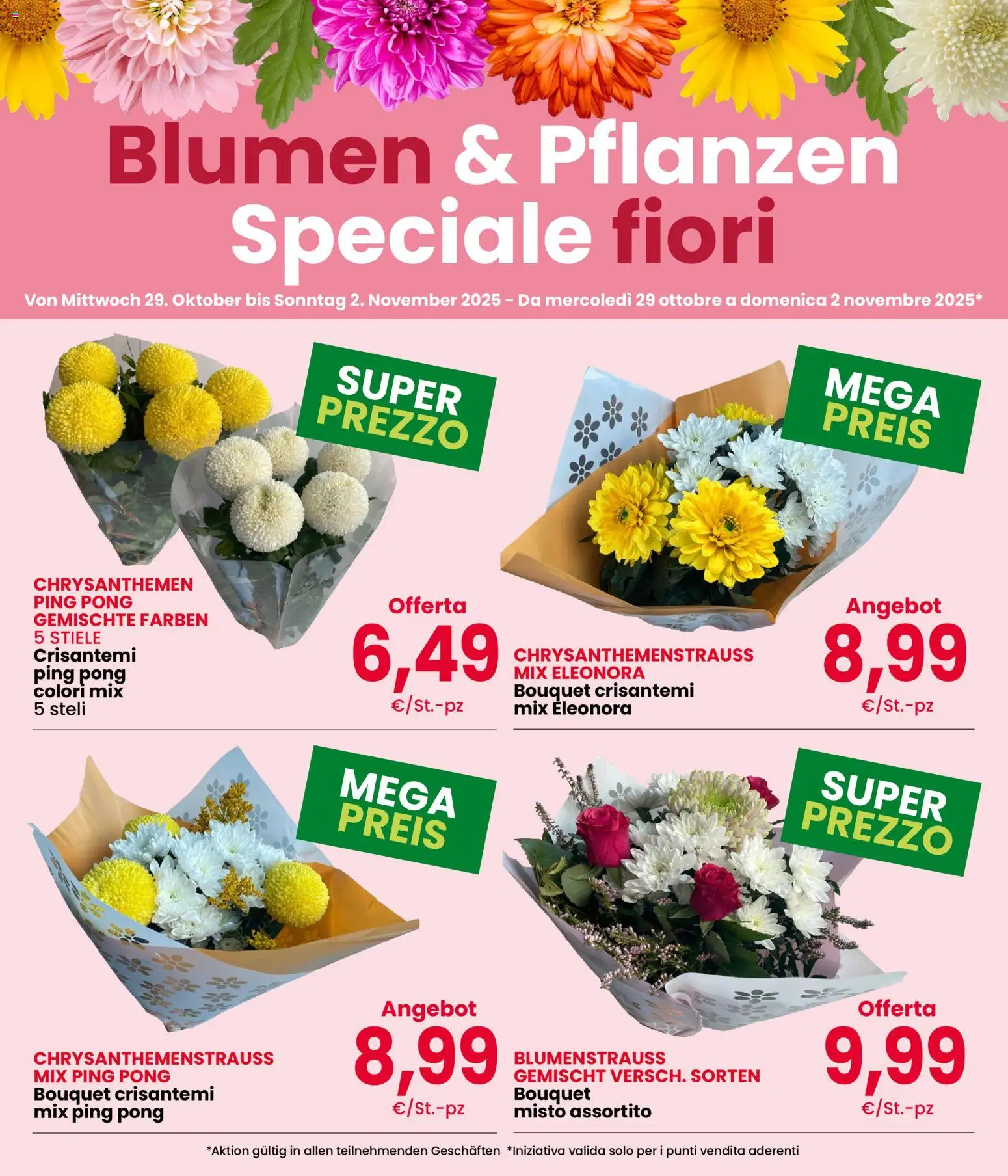 Volantino Despar del 29.10.2025 | Pagina: 5 | Prodotti: Crisantemi